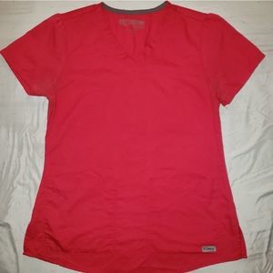 Grey's Anatomy Scrub Top in Hot Pink size Xsmall